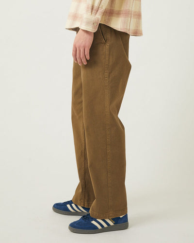 Heavy Twill Trouser - Brown-Trouser-Real-Corridor