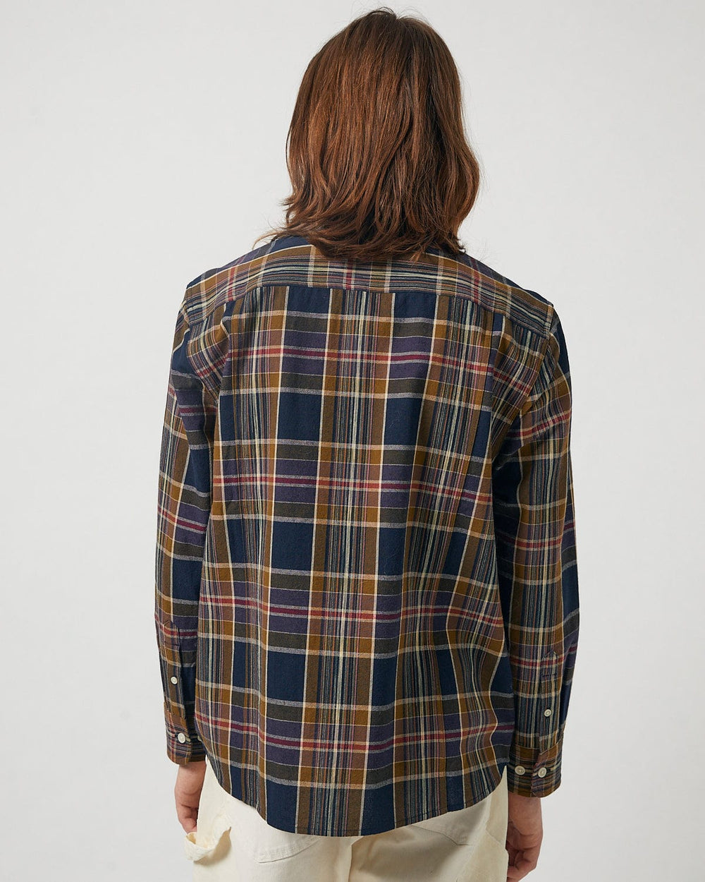 Tea Tree Plaid LS-LS-Original Madras Trading Co. (OMTC)-Corridor