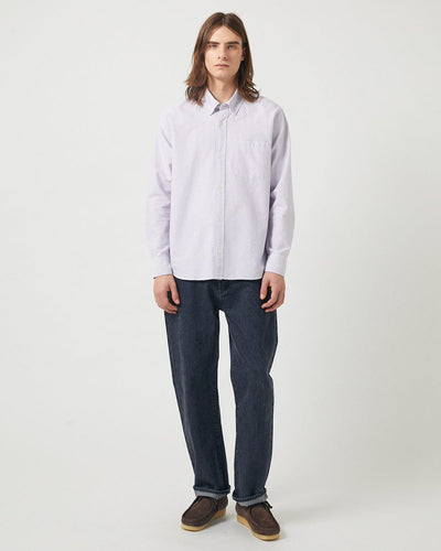 Stripe Oxford LS - Purple-LS-Somelos-Corridor