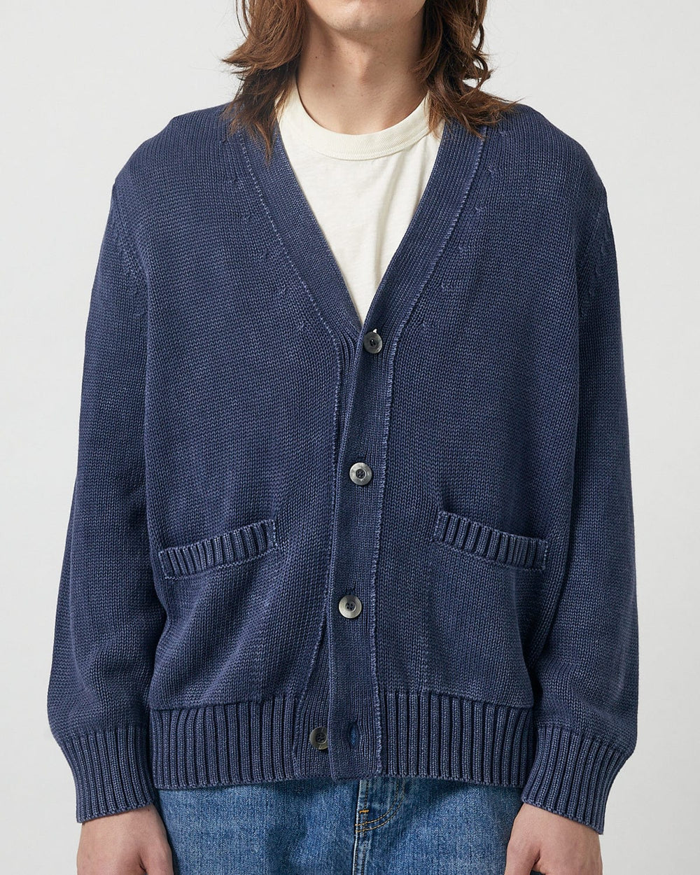 Acid Wash Cardigan - Midnight-Cardigan-Alpafina-Corridor