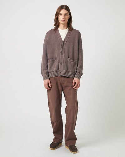 Acid Wash Cardigan - Purple-Cardigan-Alpafina-Corridor