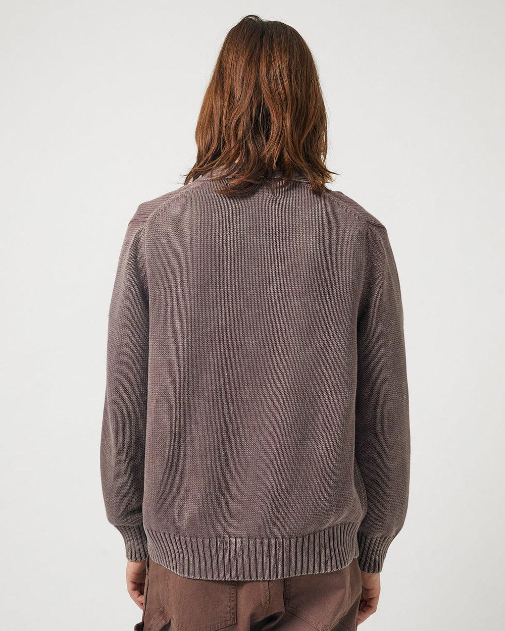 Acid Wash Cardigan - Purple-Cardigan-Alpafina-Corridor