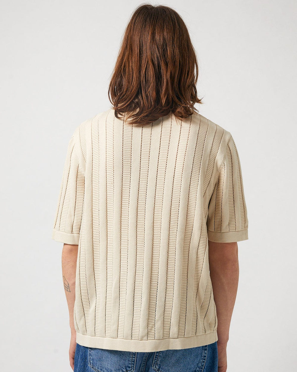 Ladder Knit Buttondown-Knit Buttondown-Corridor-Corridor
