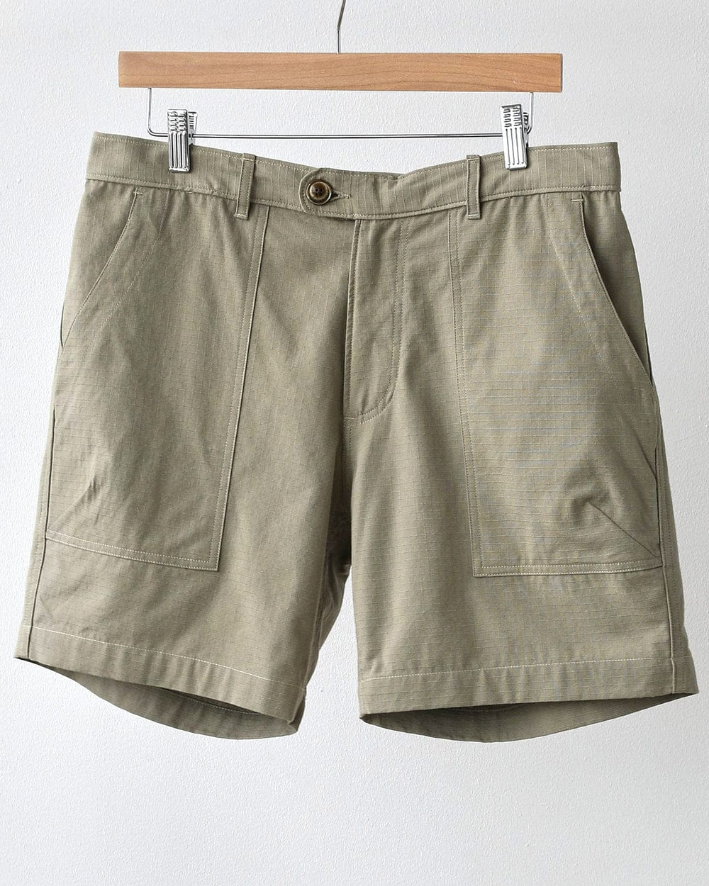 Ripstop Camp Pocket Shorts - Olive-Classic Shorts-Corridor-Corridor