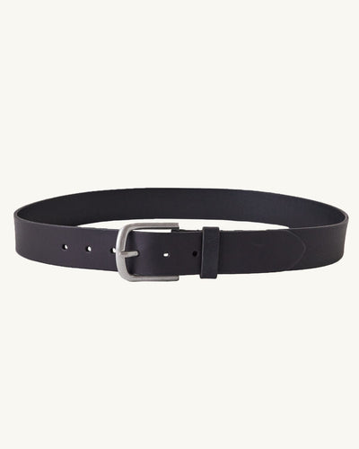 Leather Belt - Black-Belt-Ekviraa Designs-Corridor