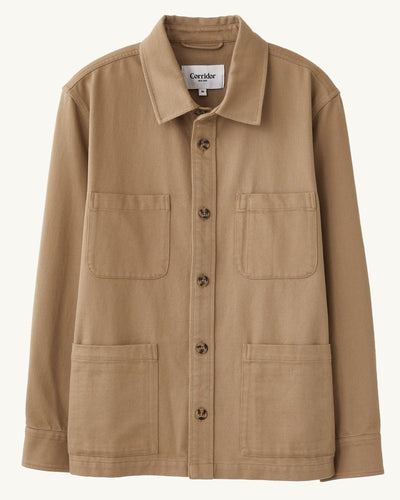 Misha Overshirt - Tan-Overshirts-Black Q-Corridor