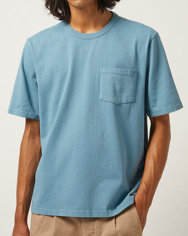 Garment Dye Tee - Aegean Blue