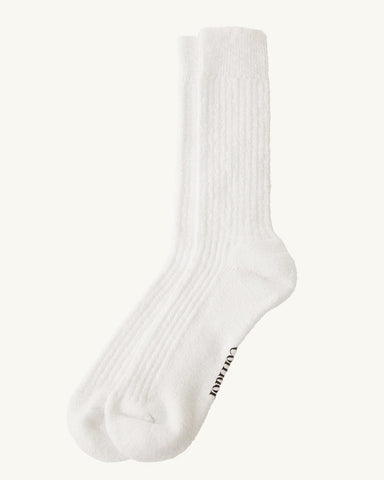 Slub Sock - White