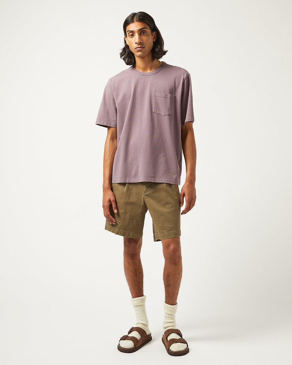 Heavy Twill Pleated Short - Army-Pleated Short-Corridor-Corridor