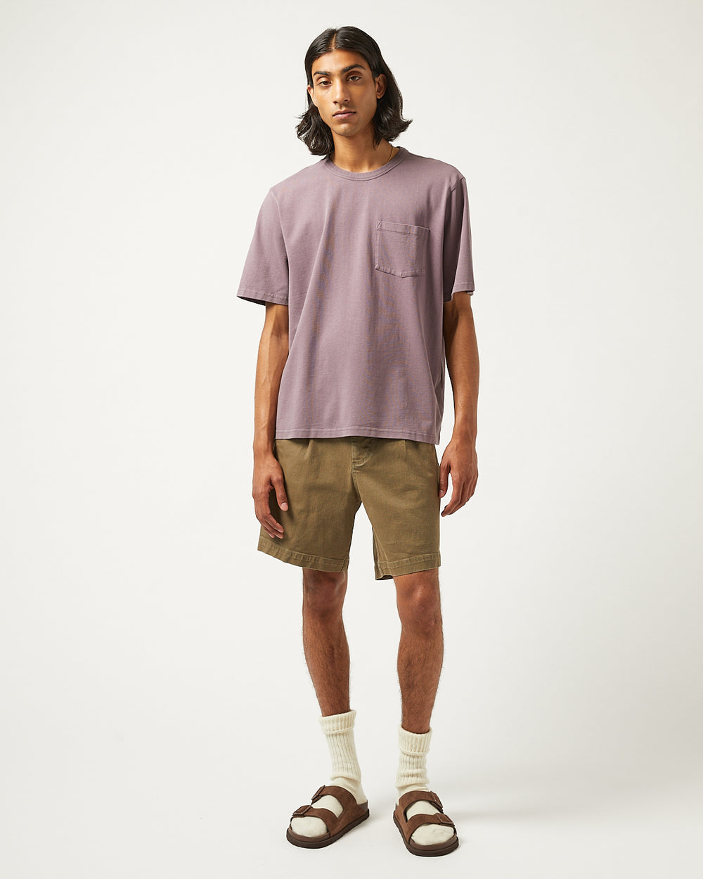 Garment Dye Tee - Violet-T-Shirt-Corridor-Corridor