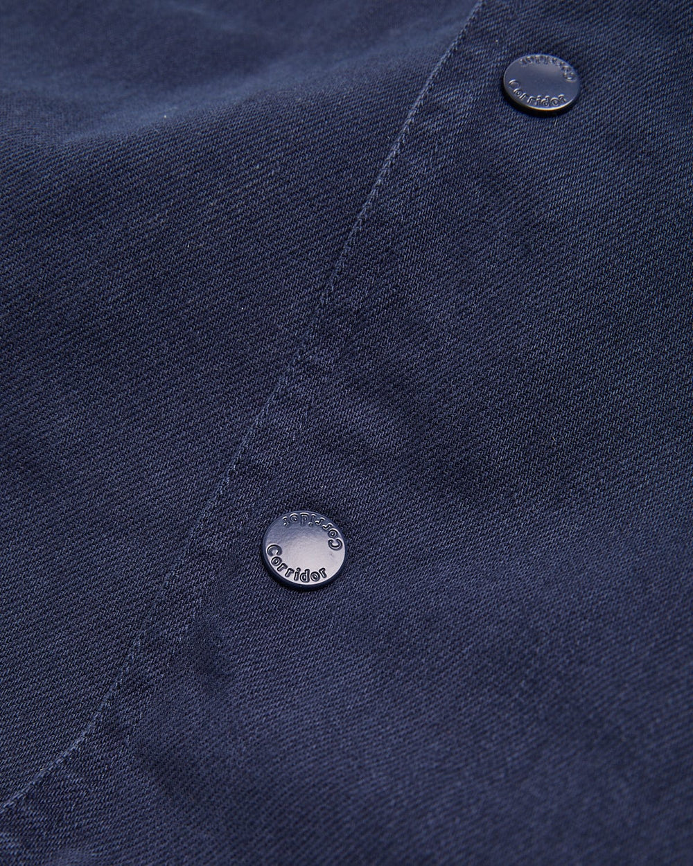 Garment Dyed Coach Jacket - Navy-Coaches Jacket-Black Q-Corridor