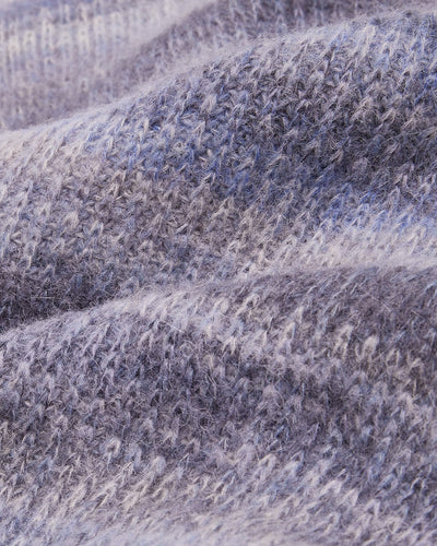 Spacedye Alpaca Scarf - Blue