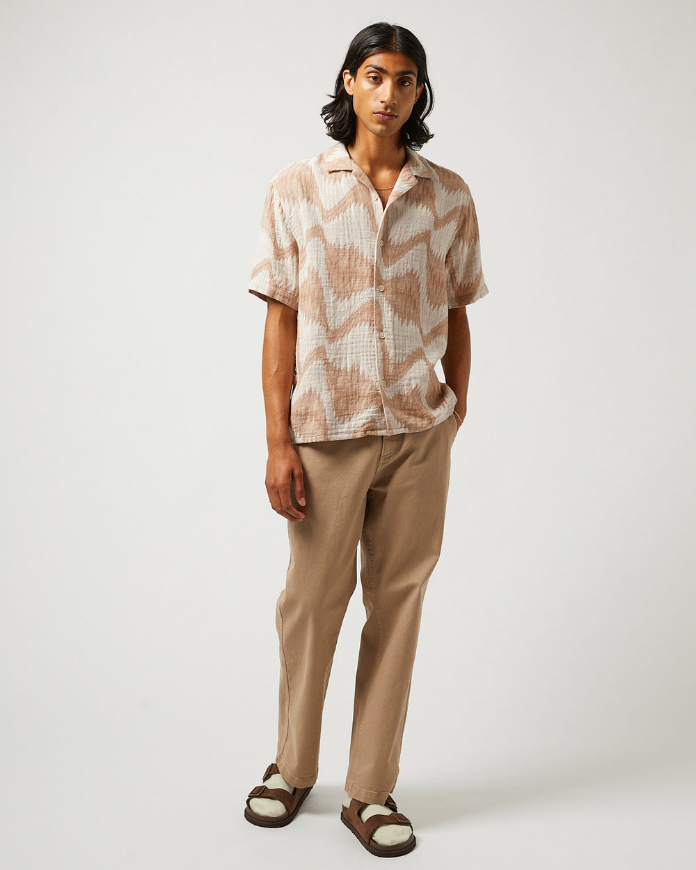 Resonance Jacquard SS Camp-Short Sleeve Shirt-Corridor-Corridor