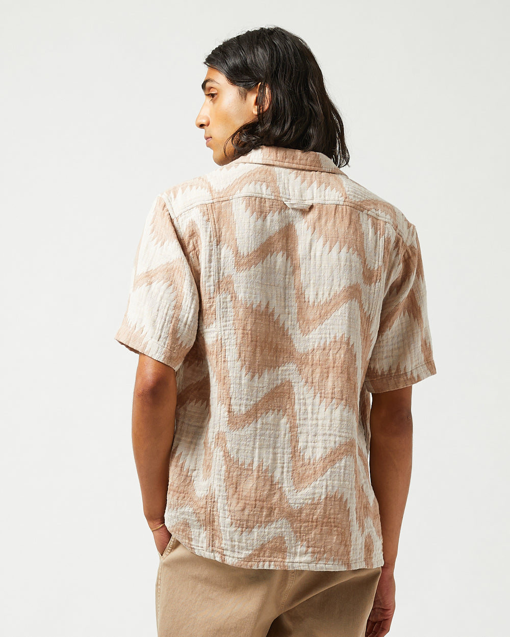 Resonance Jacquard SS Camp-Short Sleeve Shirt-Corridor-Corridor