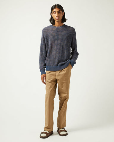 Marled Crewneck - Navy