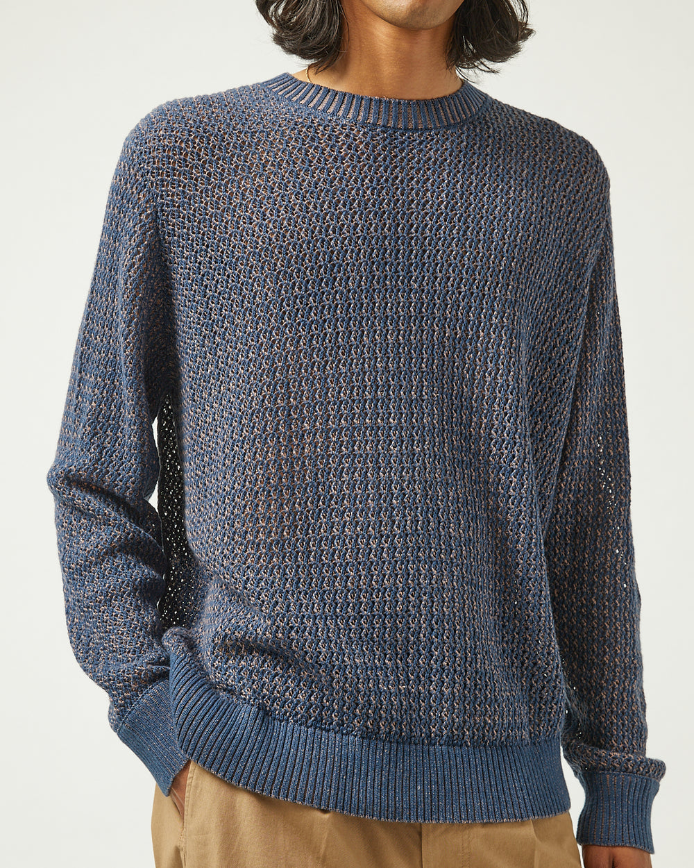 Marled Crewneck - Navy-Crewneck-Corridor-Corridor