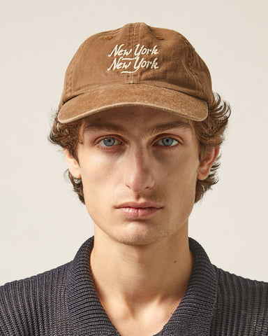 NY NY Script Hat - Umber