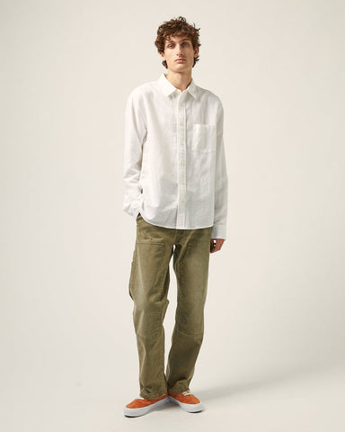 Linen Cotton LS - White