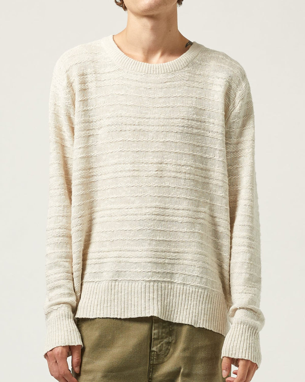 Linen Silk Crewneck-Crewneck-Corridor-Corridor