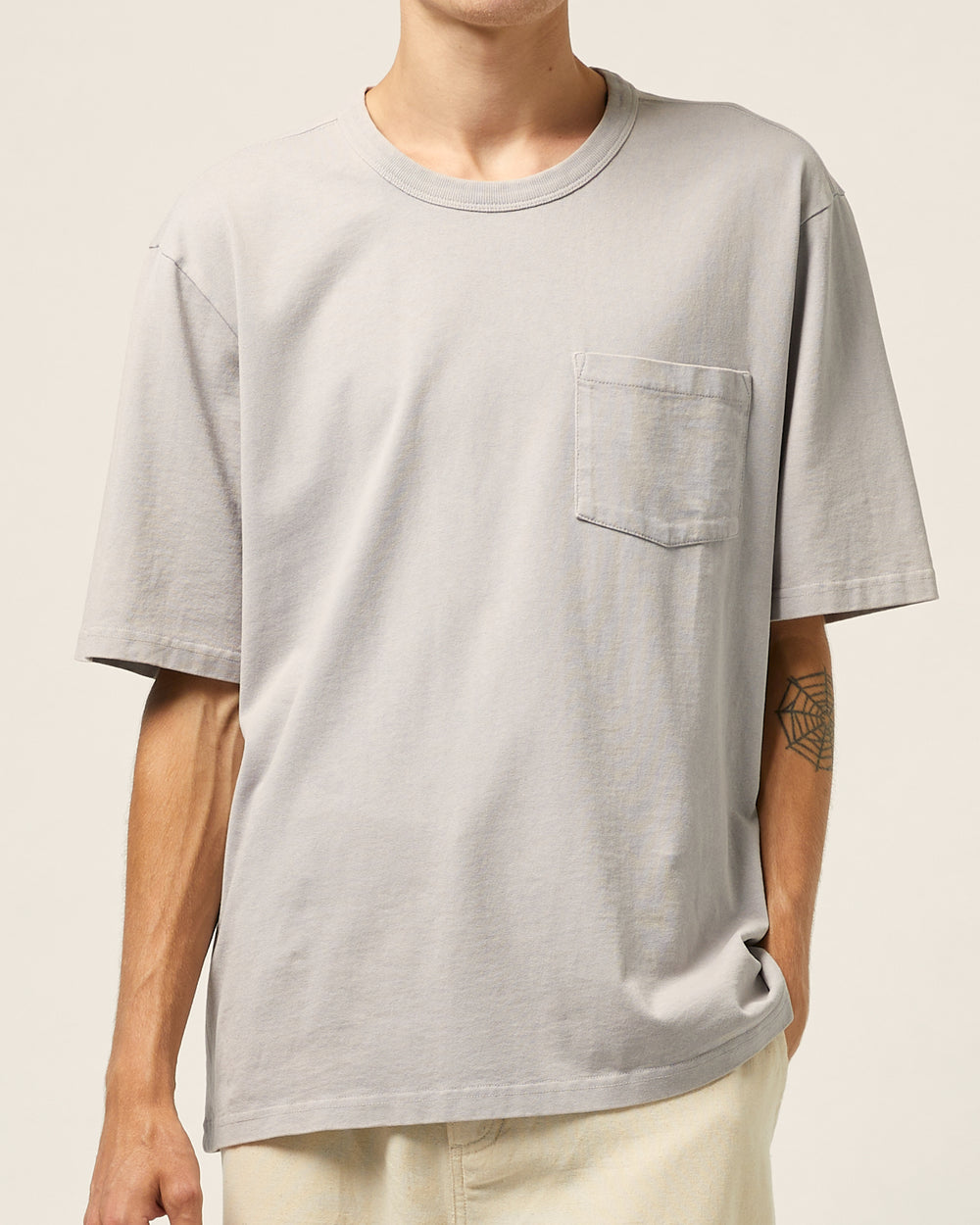 Garment Dye Tee - Oyster Grey-T-Shirt-Corridor-Corridor