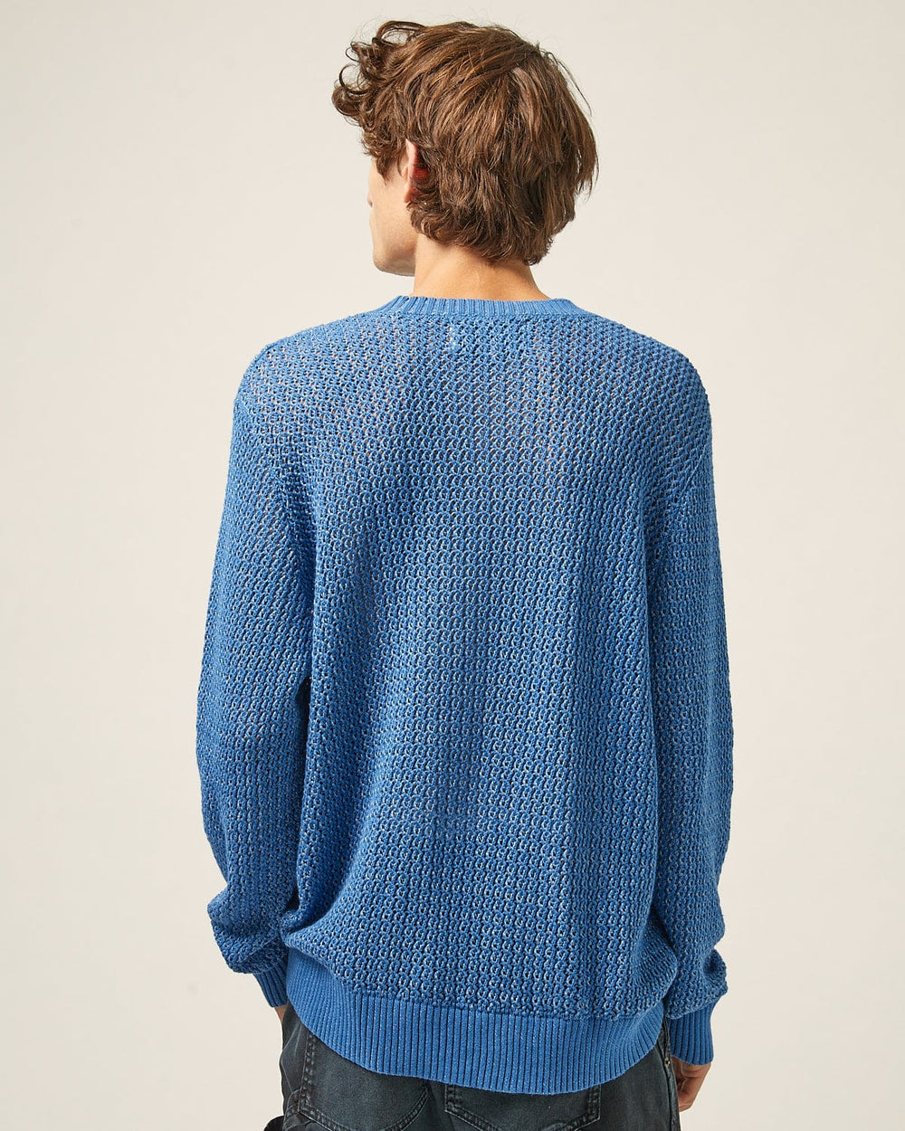 Marled Crewneck - Blue