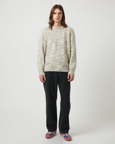 Spacedye Alpaca Crewneck - Grey-Crewneck-Alpafina-Corridor