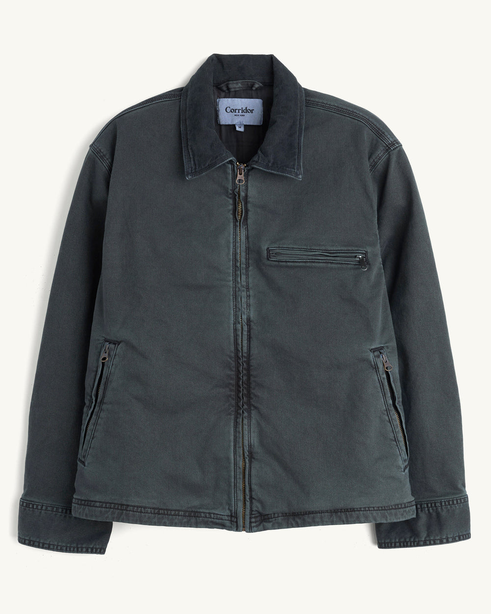 Utility Jacket - Black-Zip Jacket-Real-Corridor