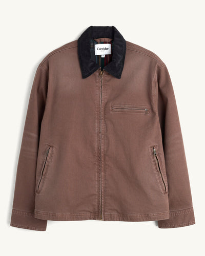 Utility Jacket - Brown-Zip Jacket-Real-Corridor