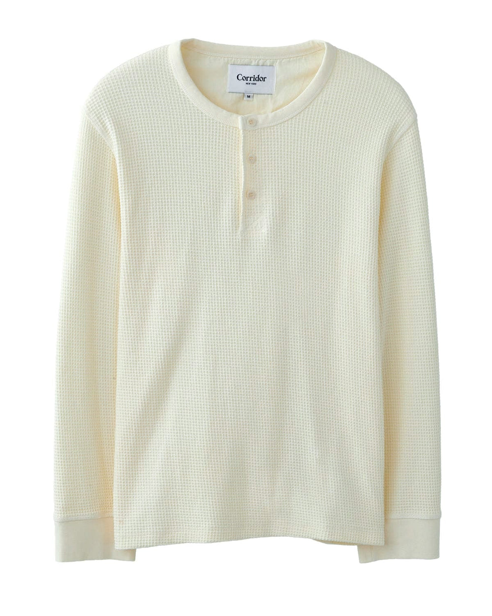 Waffle Henley - Natural