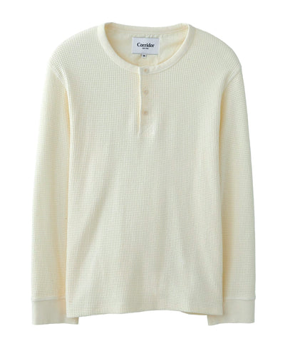 Waffle Henley - Natural