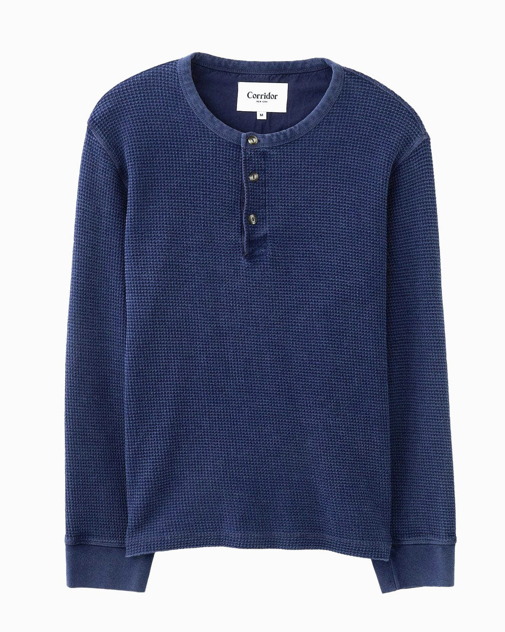 Waffle Henley - Navy-Henley-Siena-Corridor