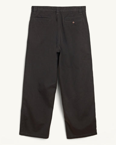 Wide Twill Pant - Black