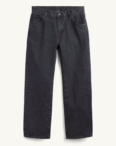 Selvedge 5 Pocket Jean - Washed Black