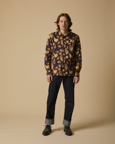 Midnight Blur LS - Navy