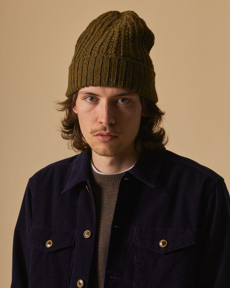 Corduroy Military Jacket - Midnight-Military Jacket-Corridor-Corridor