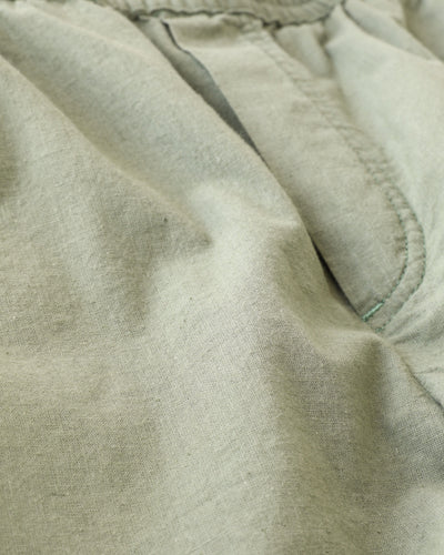 Linen Cotton Drawstring Shorts