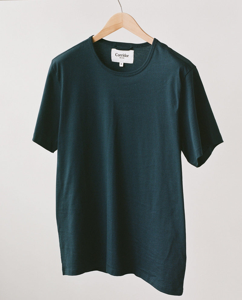Organic Pima T-Shirt - Midnight-T-Shirt-Corridor-Corridor
