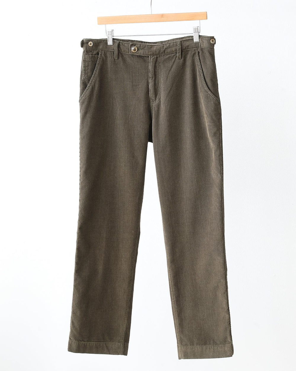 Corduroy Trousers Olive