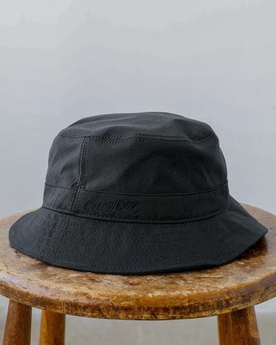 Taslan Bucket Hat - Black-Bucket Hat-Corridor-Corridor