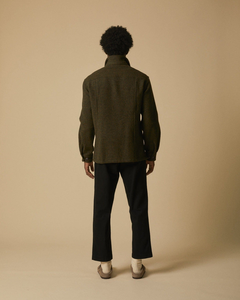 Lambswool Jacket - Army-Overshirt-Corridor-Corridor