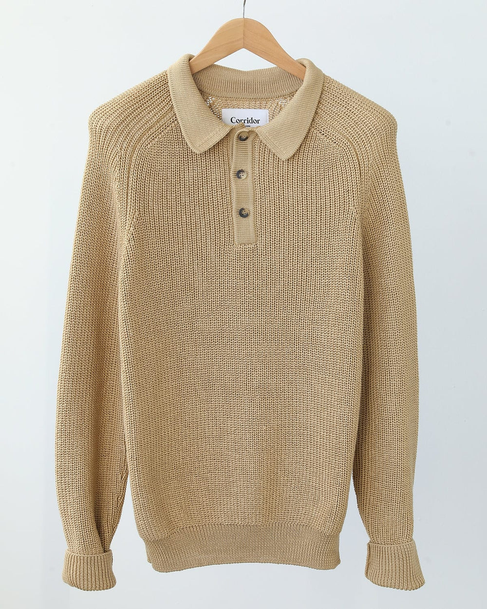 LS Slouchy Polo - Boulder-LS Knit Polo-Corridor-Corridor