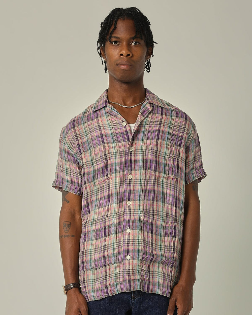 Linen Madras Summer Shirt-Summer Shirt-Corridor-Corridor