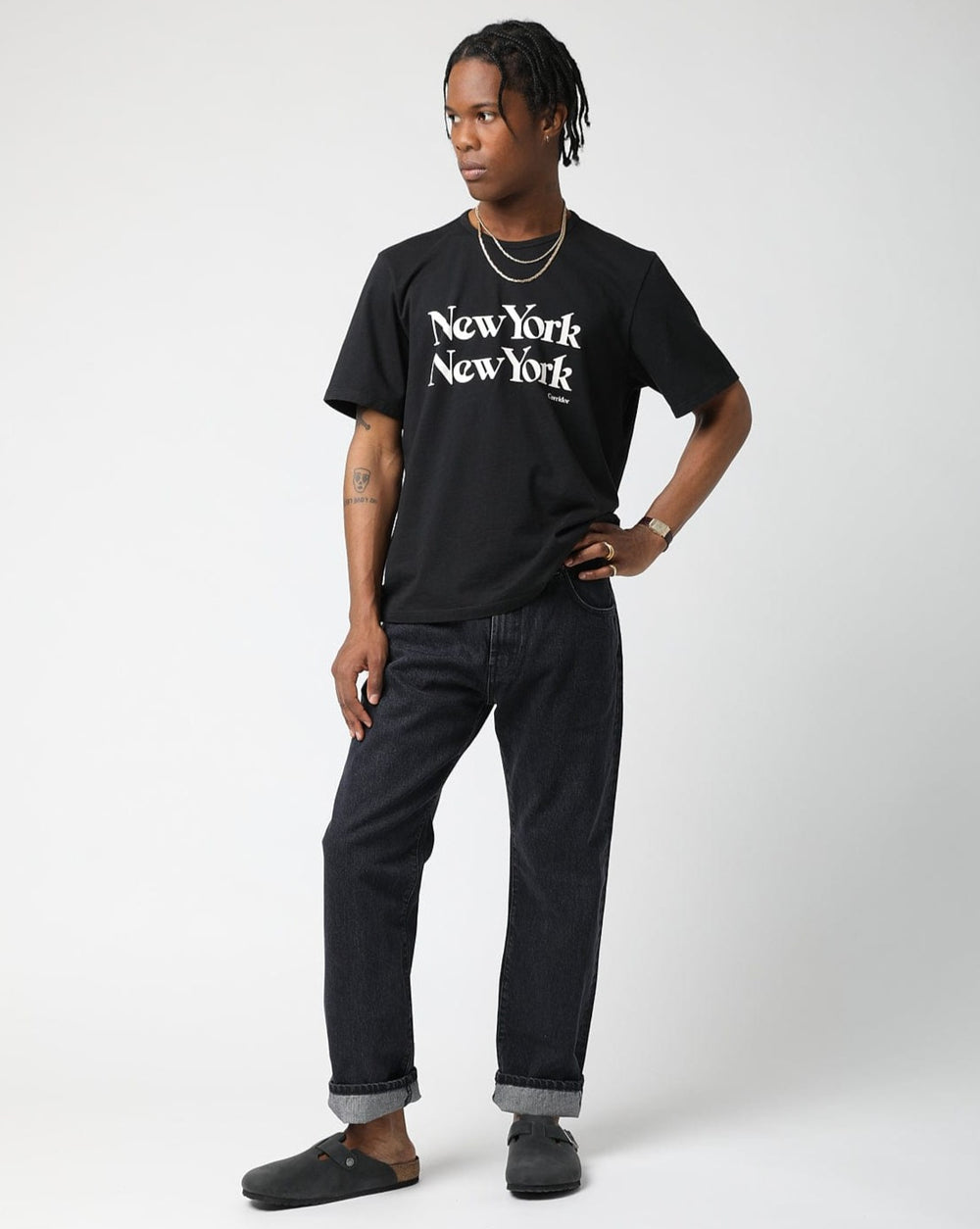 New York New York T-Shirt - Black-T-Shirt-Corridor-Corridor